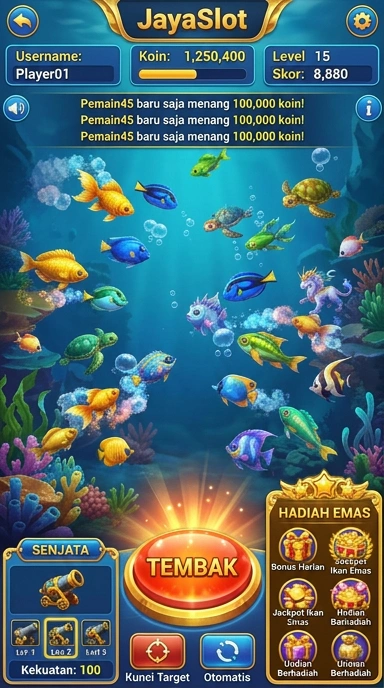 Galeri pratinjau visual jayaslot build APK resmi terbaru
